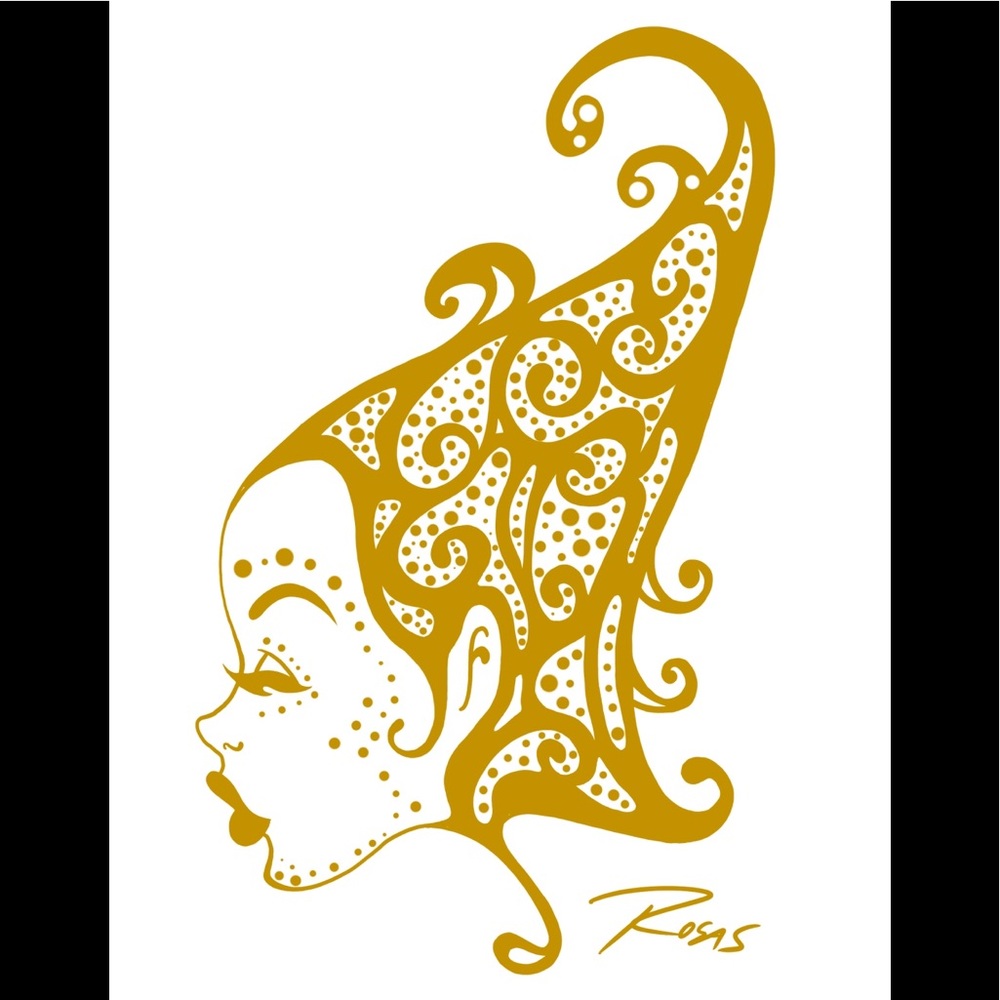 Golden Gaze Art Print